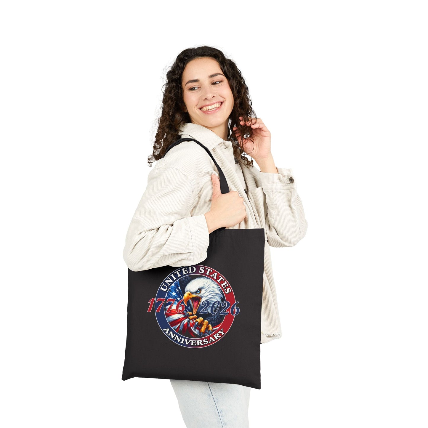 America 250th Anniversary Patriotic Tote Bag – 1776–2026 Edition