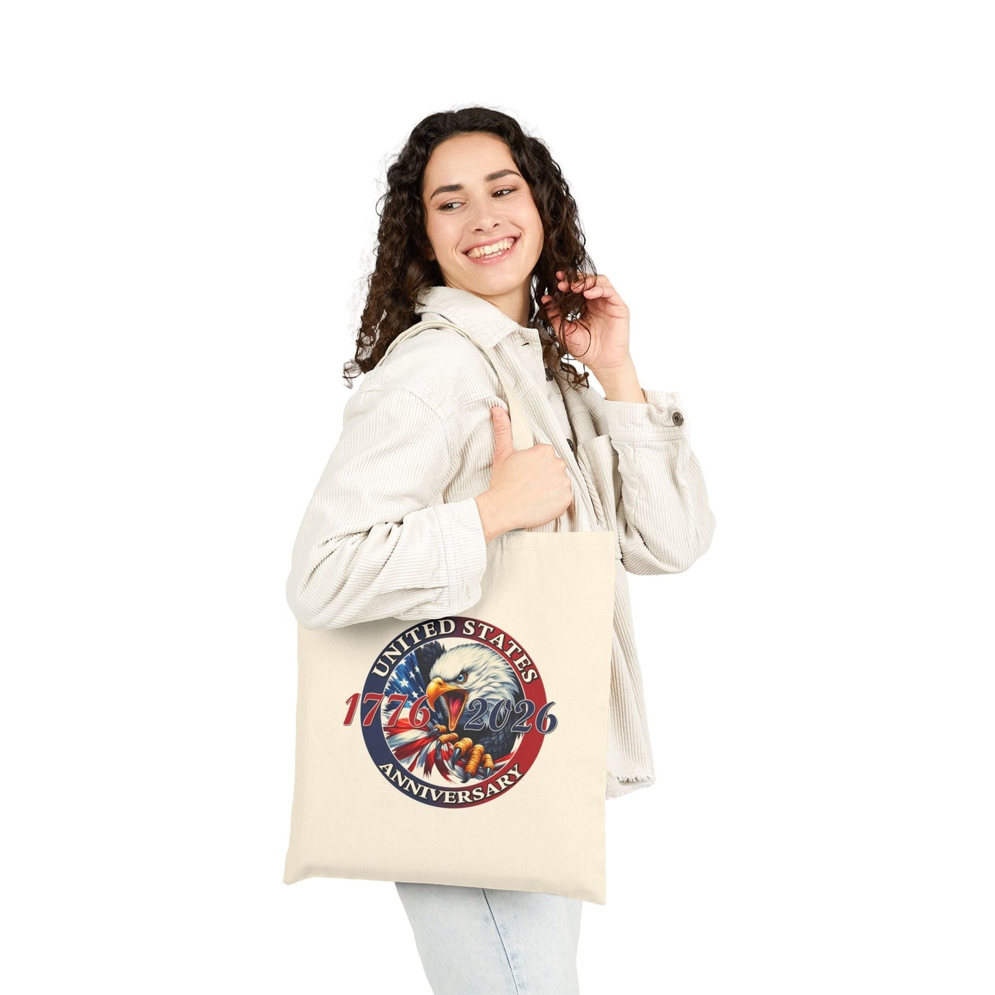 America 250th Anniversary Patriotic Tote Bag – 1776–2026 Edition