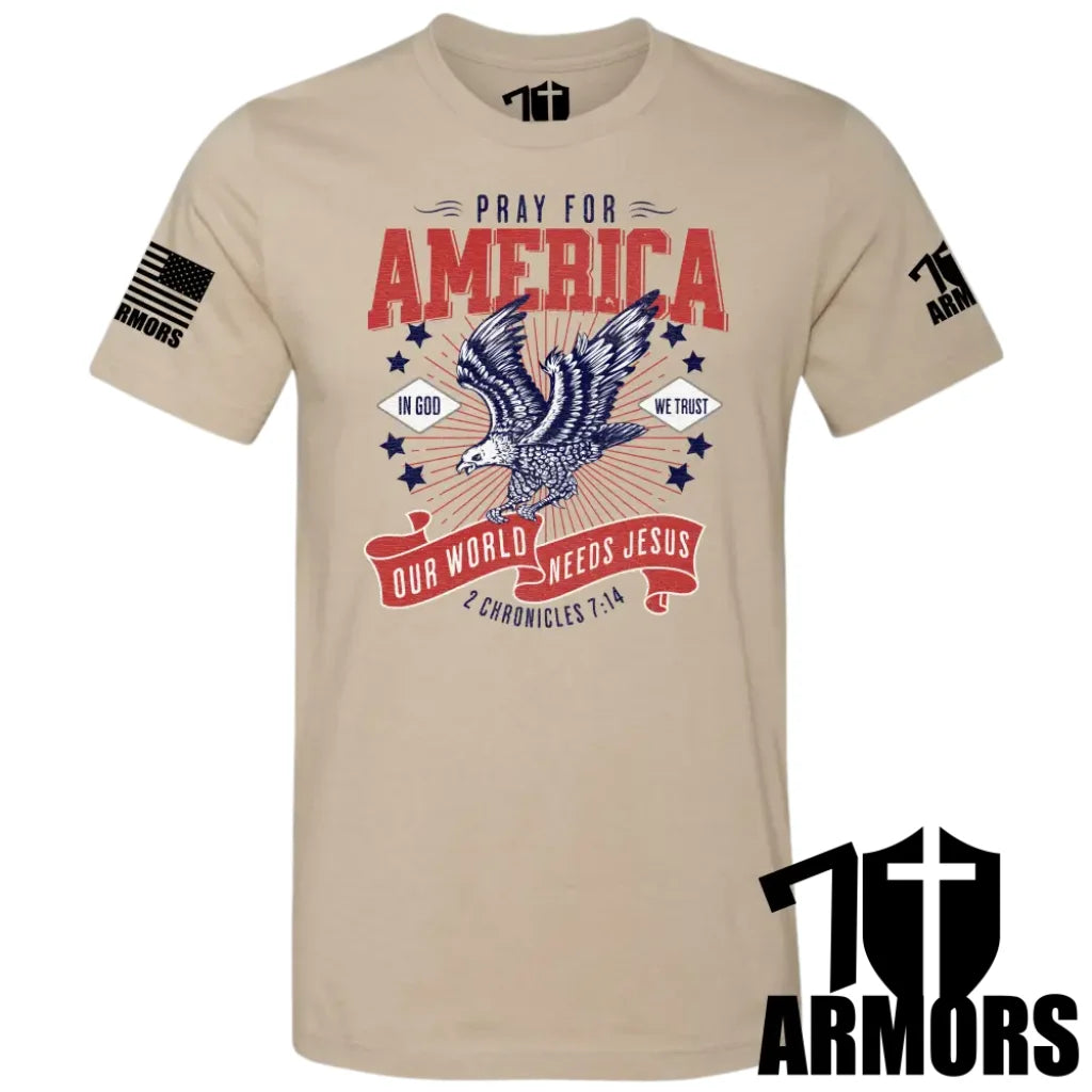 AMERICA NEEDS JESUS T-SHIRT