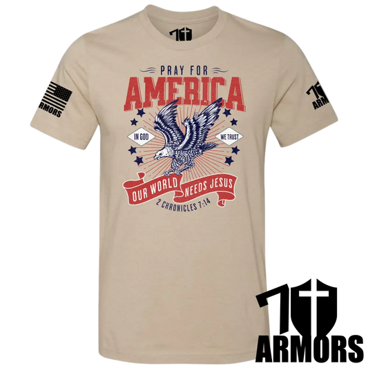 AMERICA NEEDS JESUS T-SHIRT