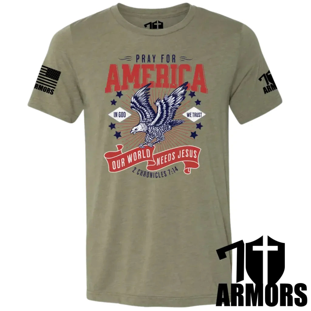 AMERICA NEEDS JESUS T-SHIRT