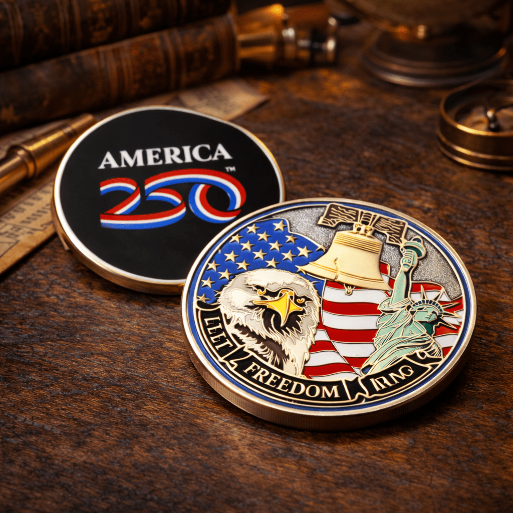 America250™ Spirit of Freedom Anniversary Challenge Coin