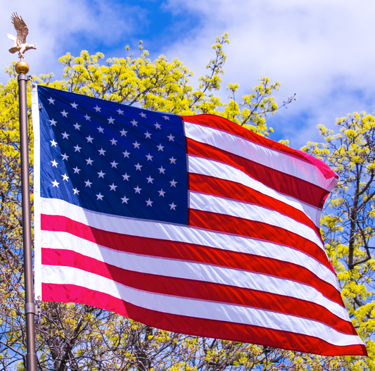 Nylon American Flag — Fade-Resistant Made in USA