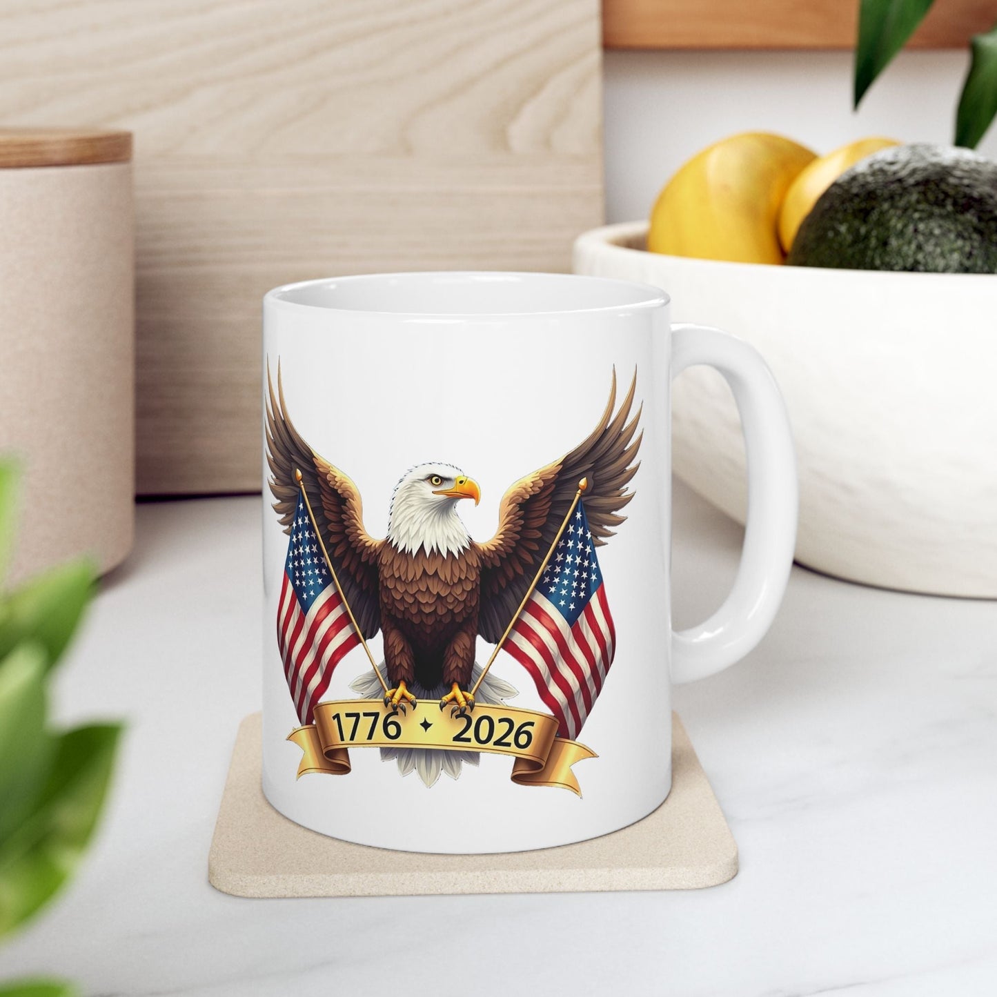America’s 250th Anniversary “Wings of Freedom” Mug – 1776–2026 Edition