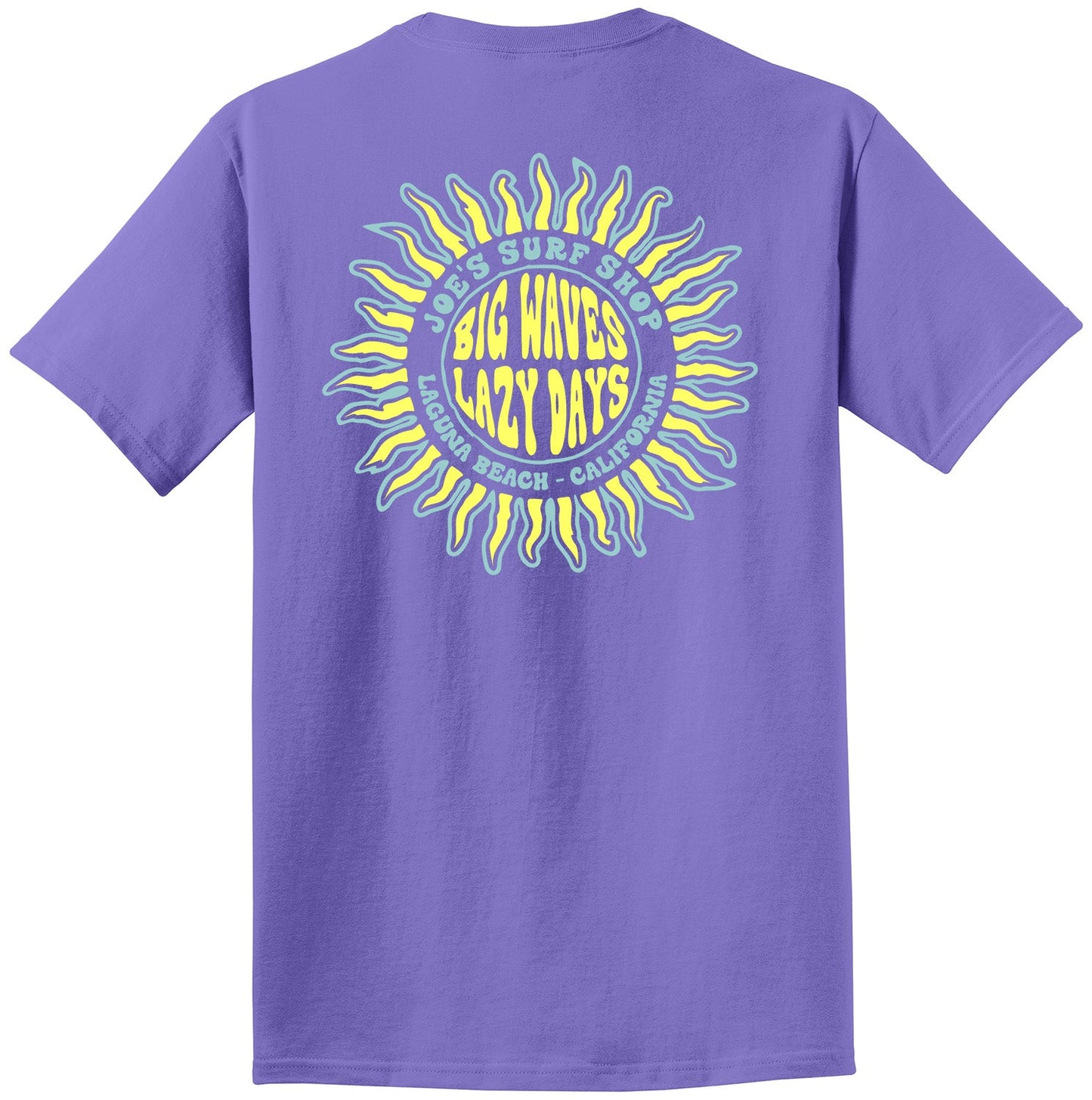 Joe's Surf Shop Lazy Days Garment Dyed Tee