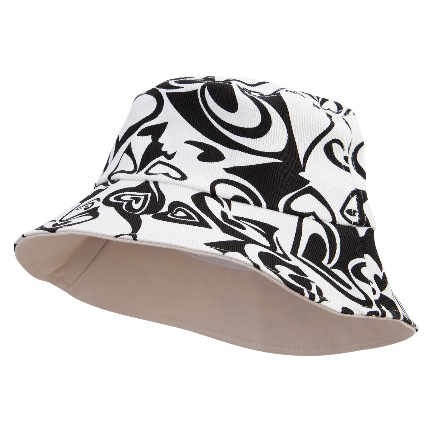 Women's Heart Design Bucket Hat