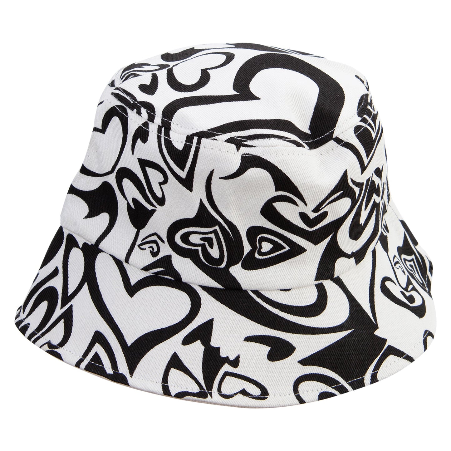 Women's Heart Design Bucket Hat