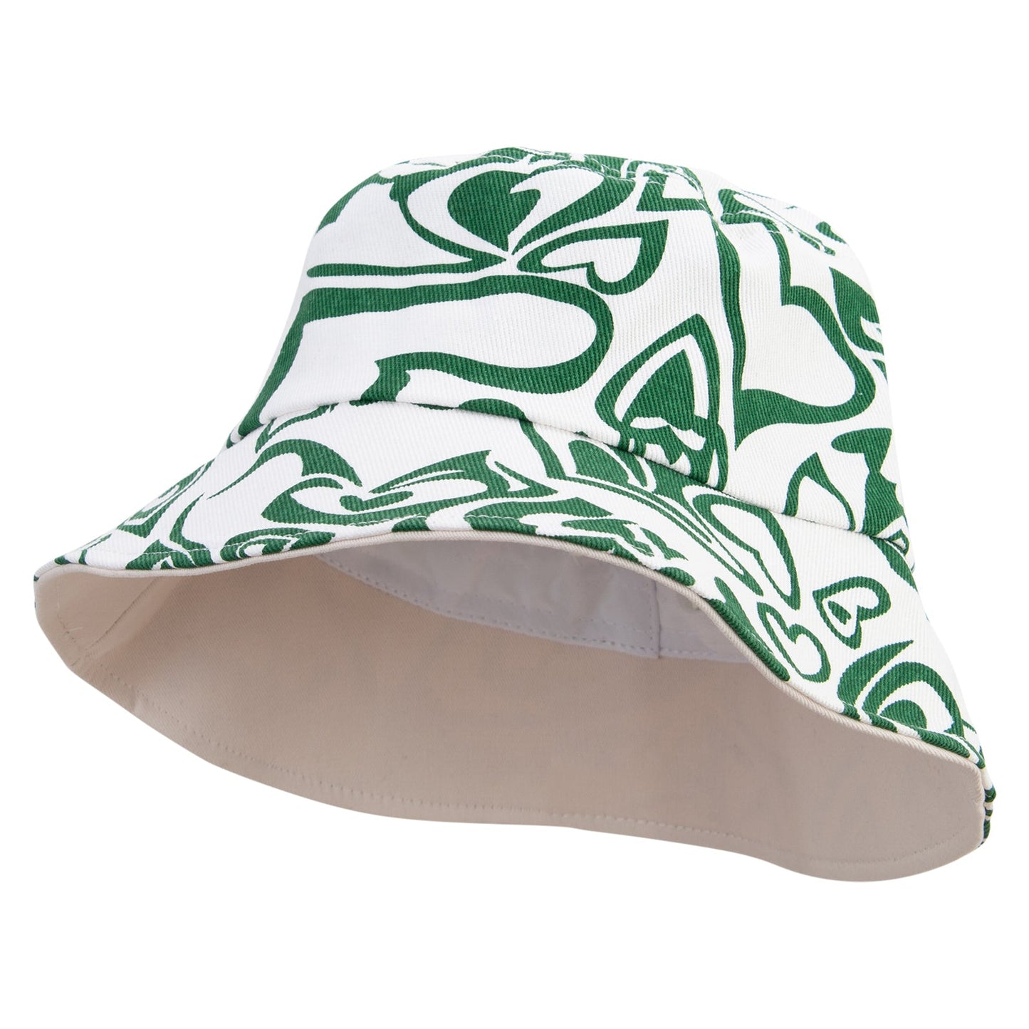 Women's Heart Design Bucket Hat
