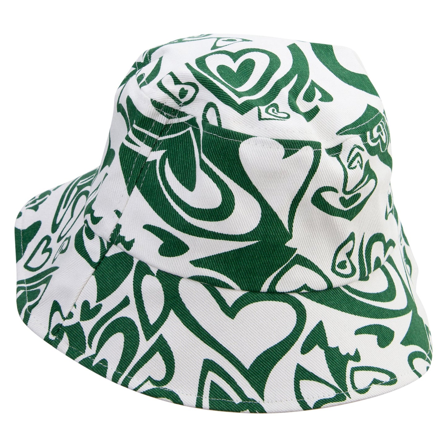 Women's Heart Design Bucket Hat