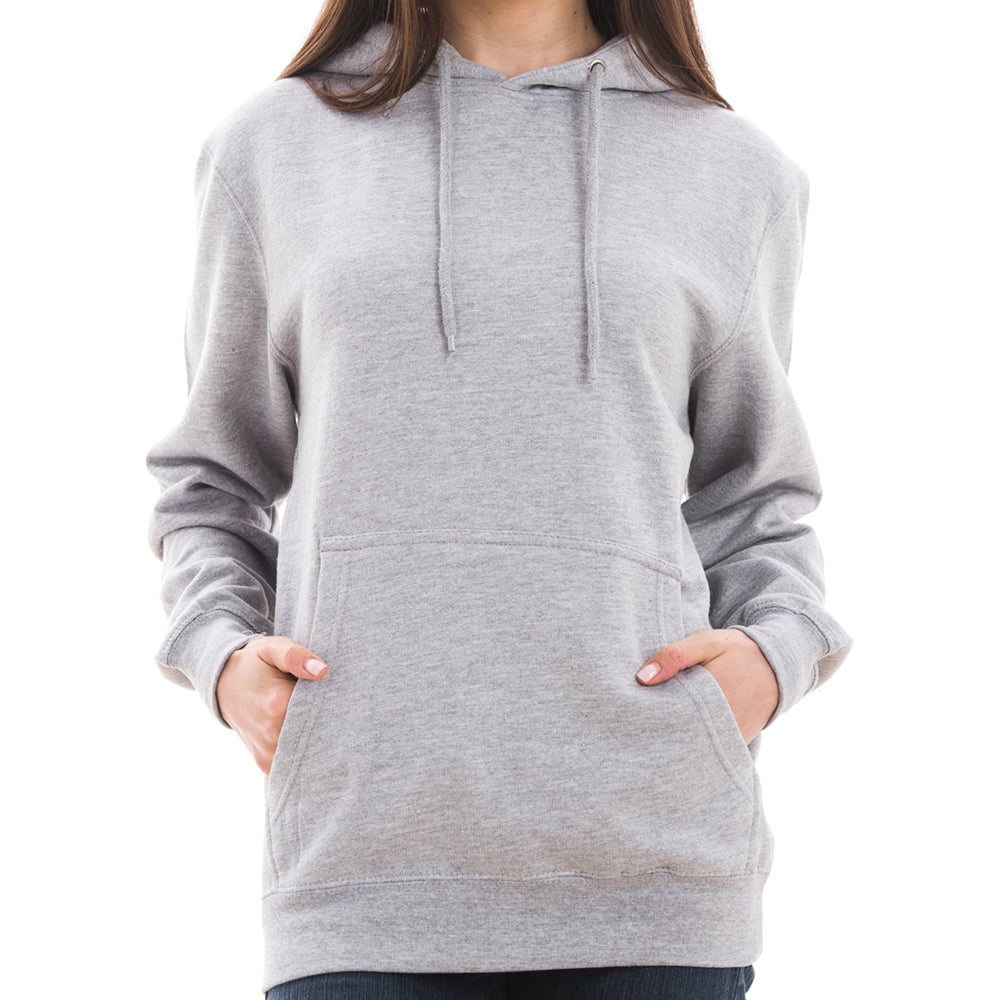 Unisex Lane Seven Ring Spun Cotton Premium 3-End Fleece Pullover Hoodie Sweatshirt