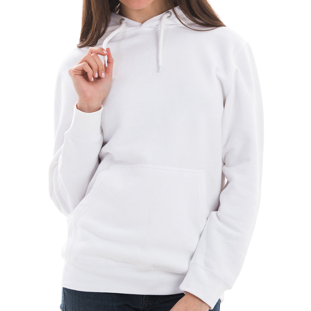 Unisex Lane Seven Ring Spun Cotton Premium 3-End Fleece Pullover Hoodie Sweatshirt