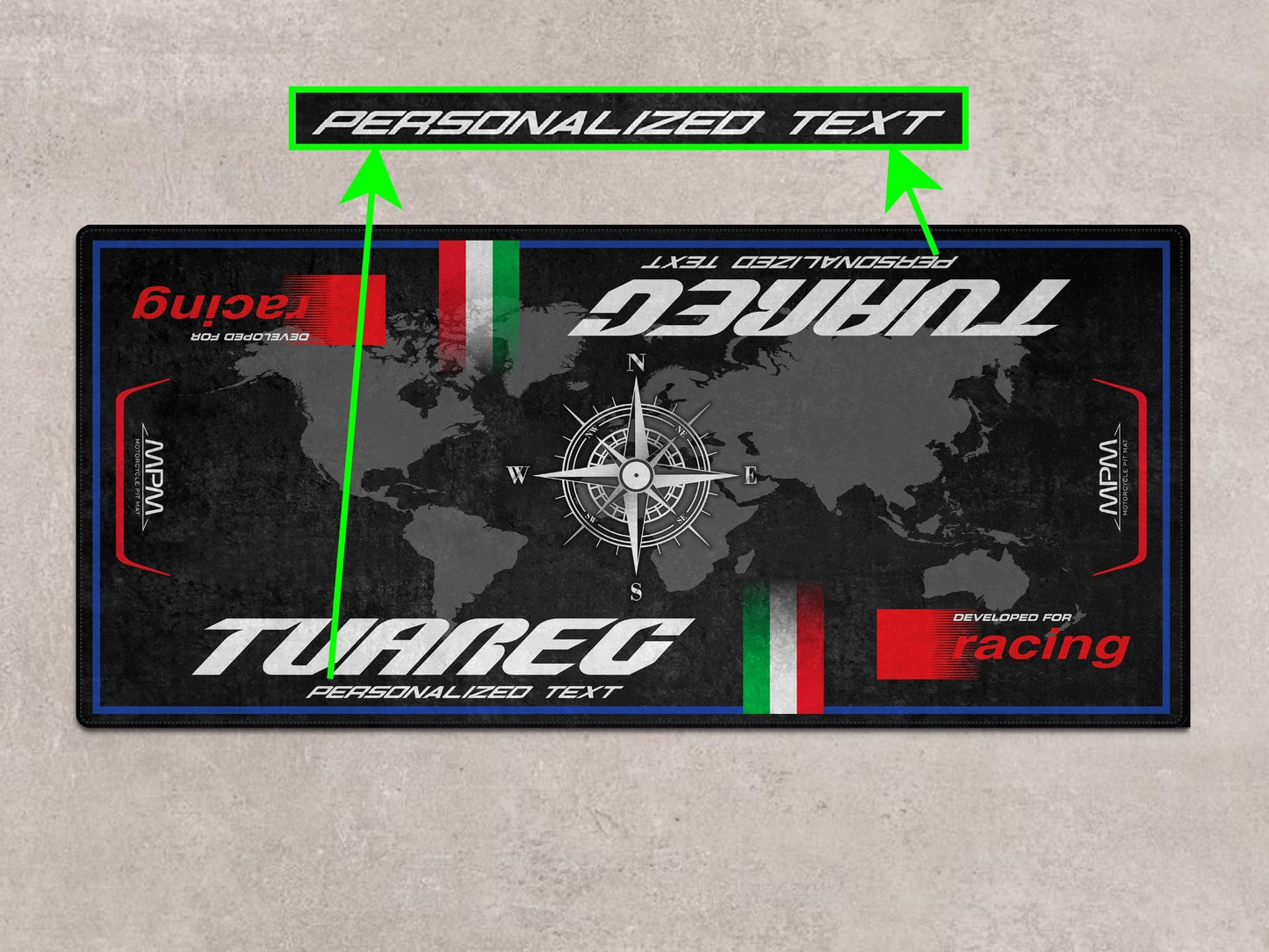 MPM Motorcycle Mat for Aprilia Tuareg - MM7274