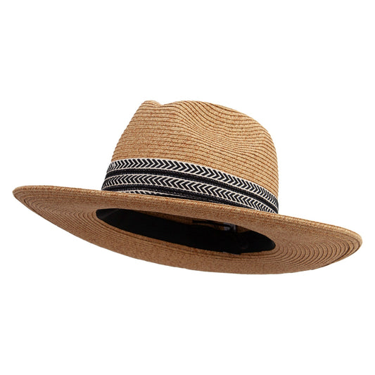 Women's Braided Fedora Hat