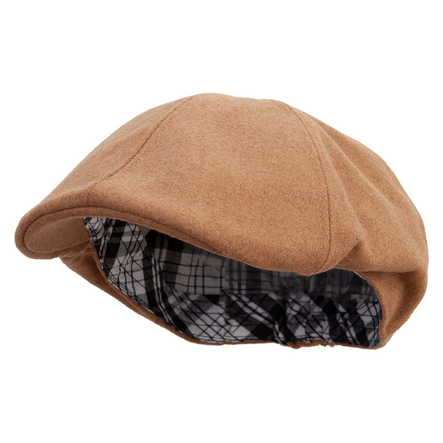 Big Size Woolen Melange Duckbill Ivy Hat