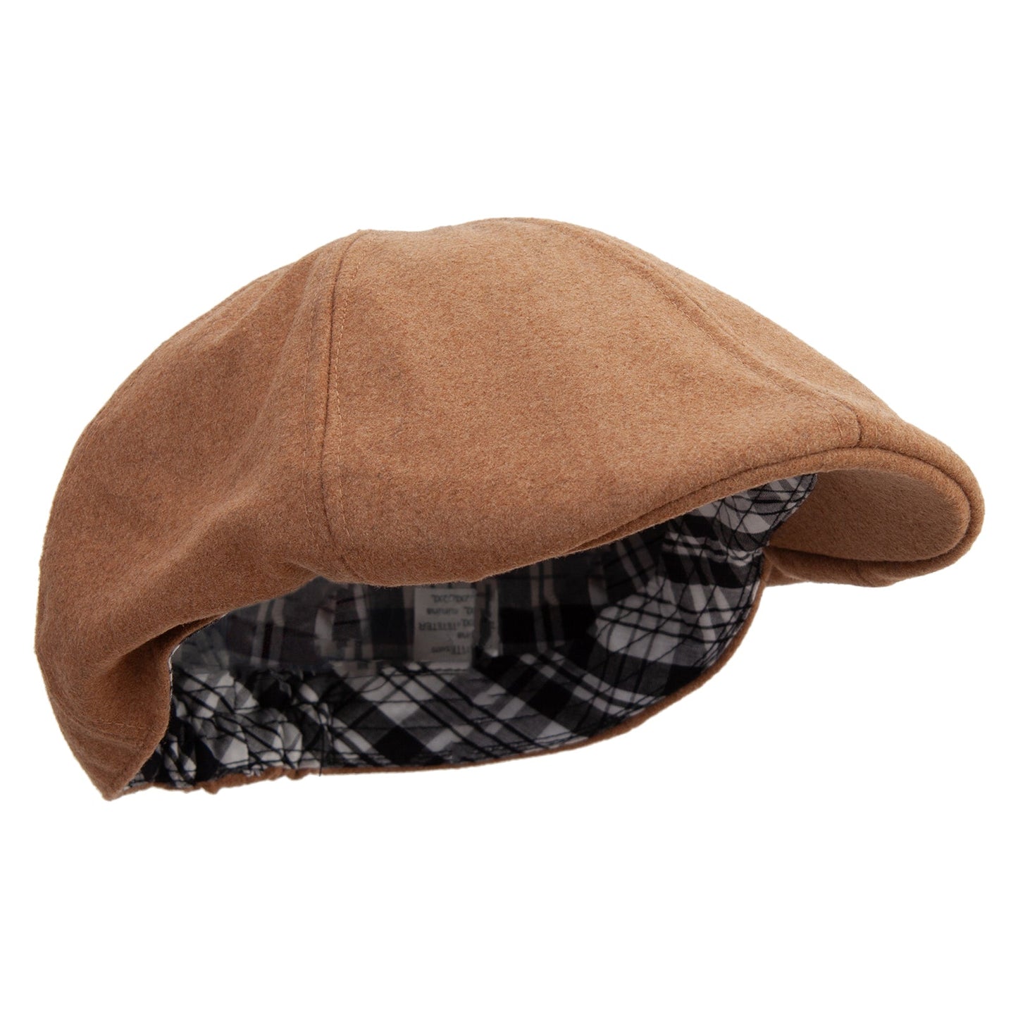 Big Size Woolen Melange Duckbill Ivy Hat