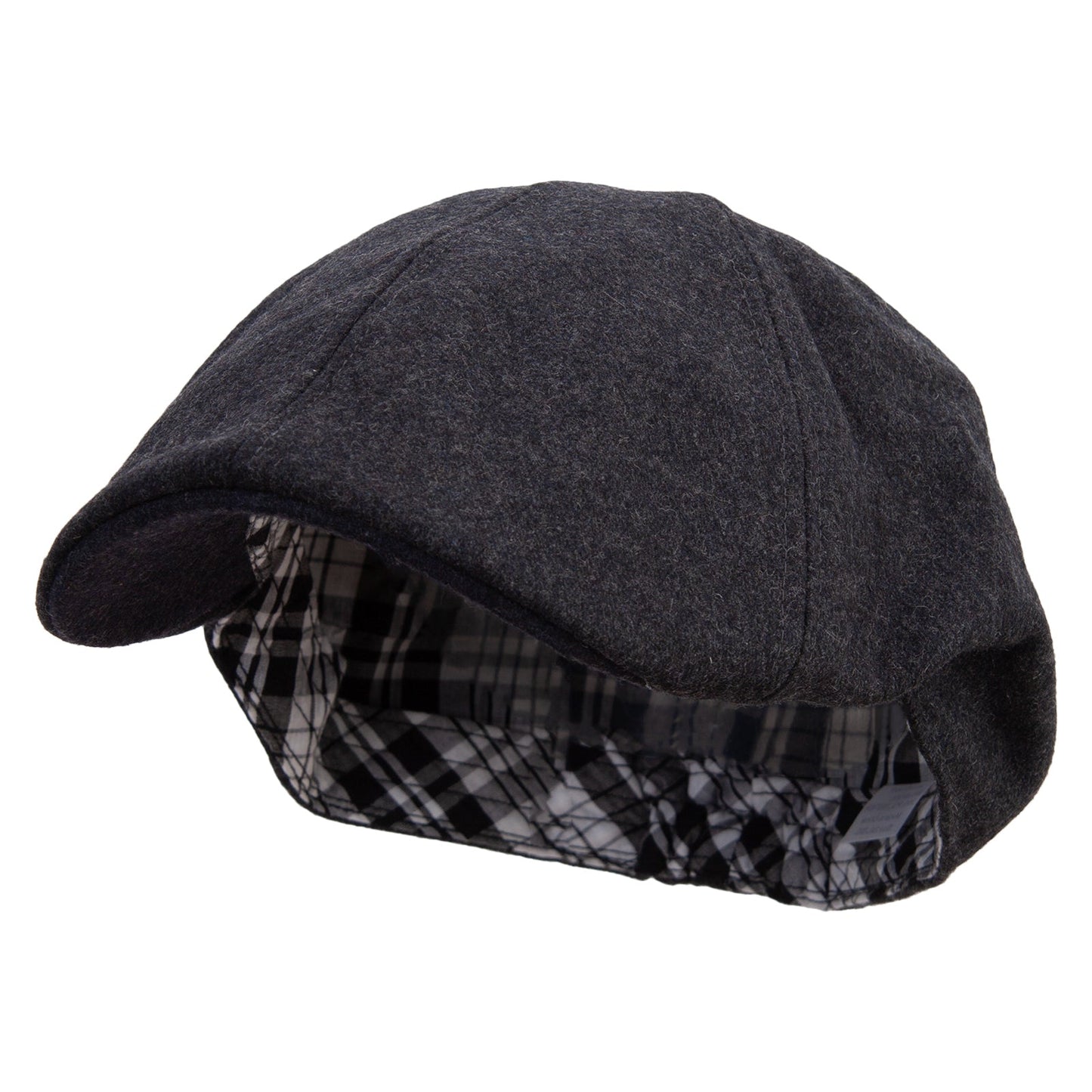 Big Size Woolen Melange Duckbill Ivy Hat