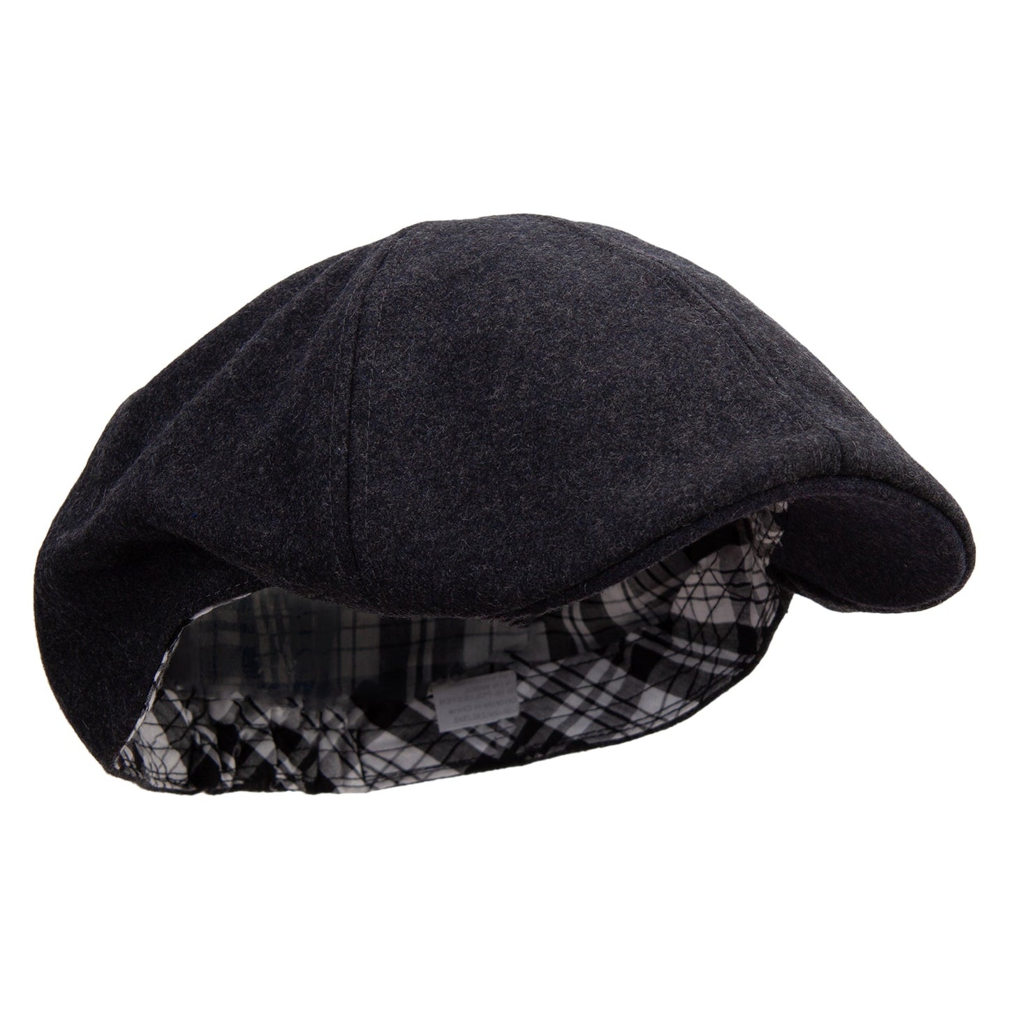 Big Size Woolen Melange Duckbill Ivy Hat