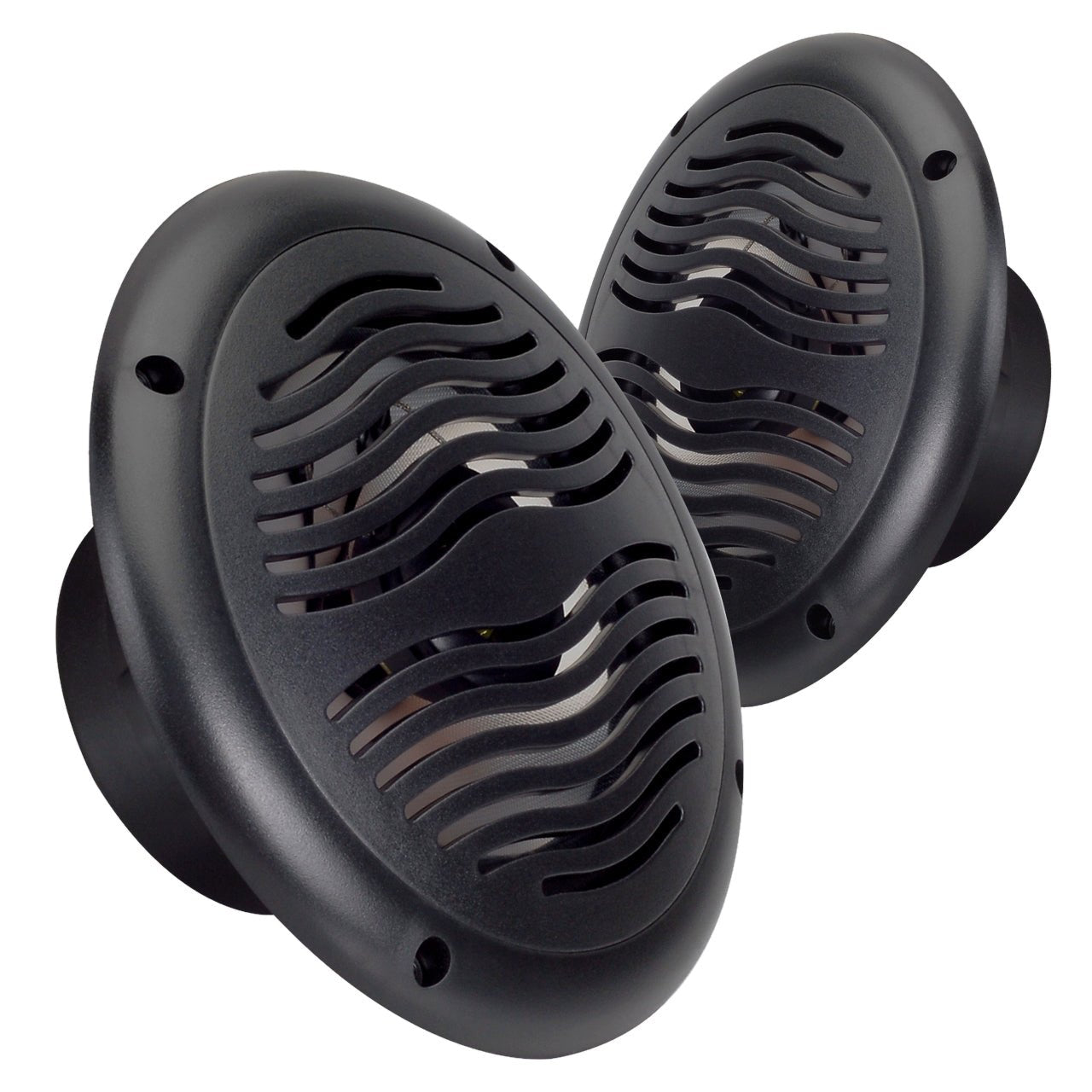 AquaVibe WR65B-PAIR | Marine Water-Resistant 6 1/2" 2-Way Speaker with Grill | Sold as Pair