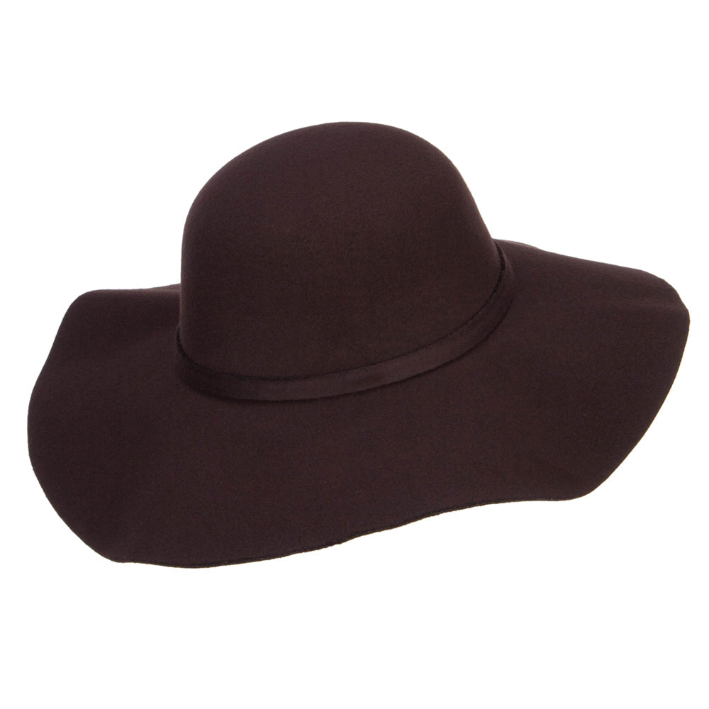 Poly Faux Felt Anchor Buckle Hat