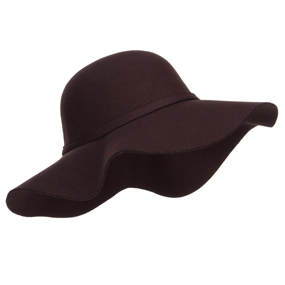 Poly Faux Felt Anchor Buckle Hat