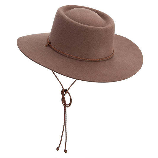 Women's 3.5" Stiff Brim Gambler Hat