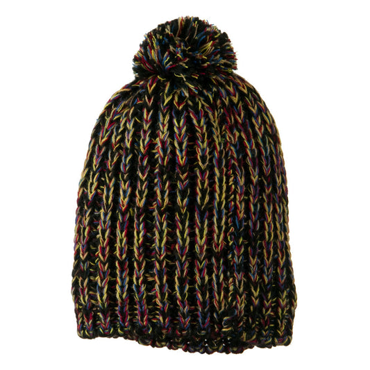 Woman's Acrylic Rainbow Beanie