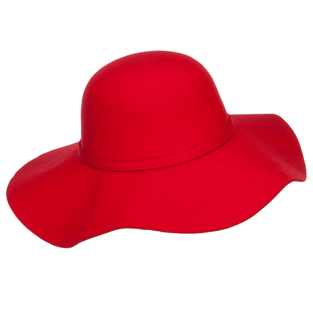 Poly Faux Felt Anchor Buckle Hat