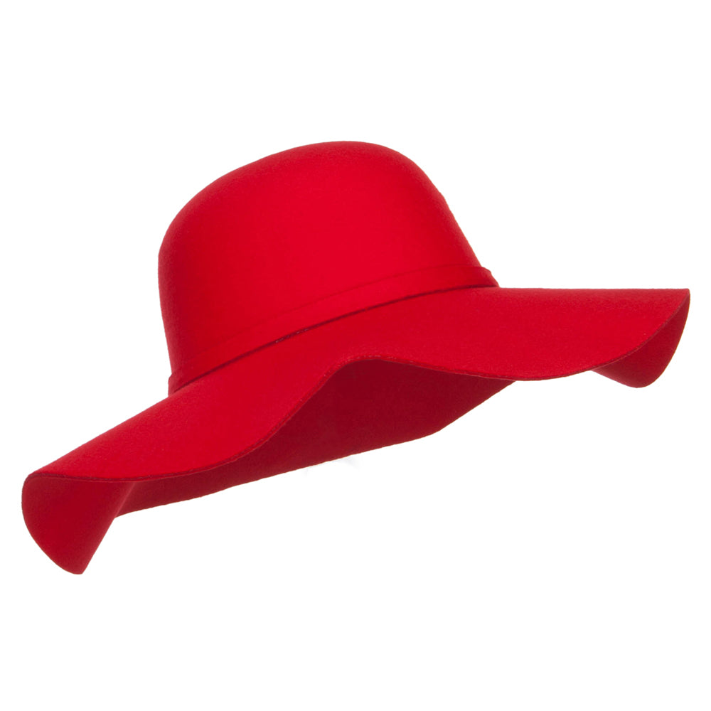 Poly Faux Felt Anchor Buckle Hat