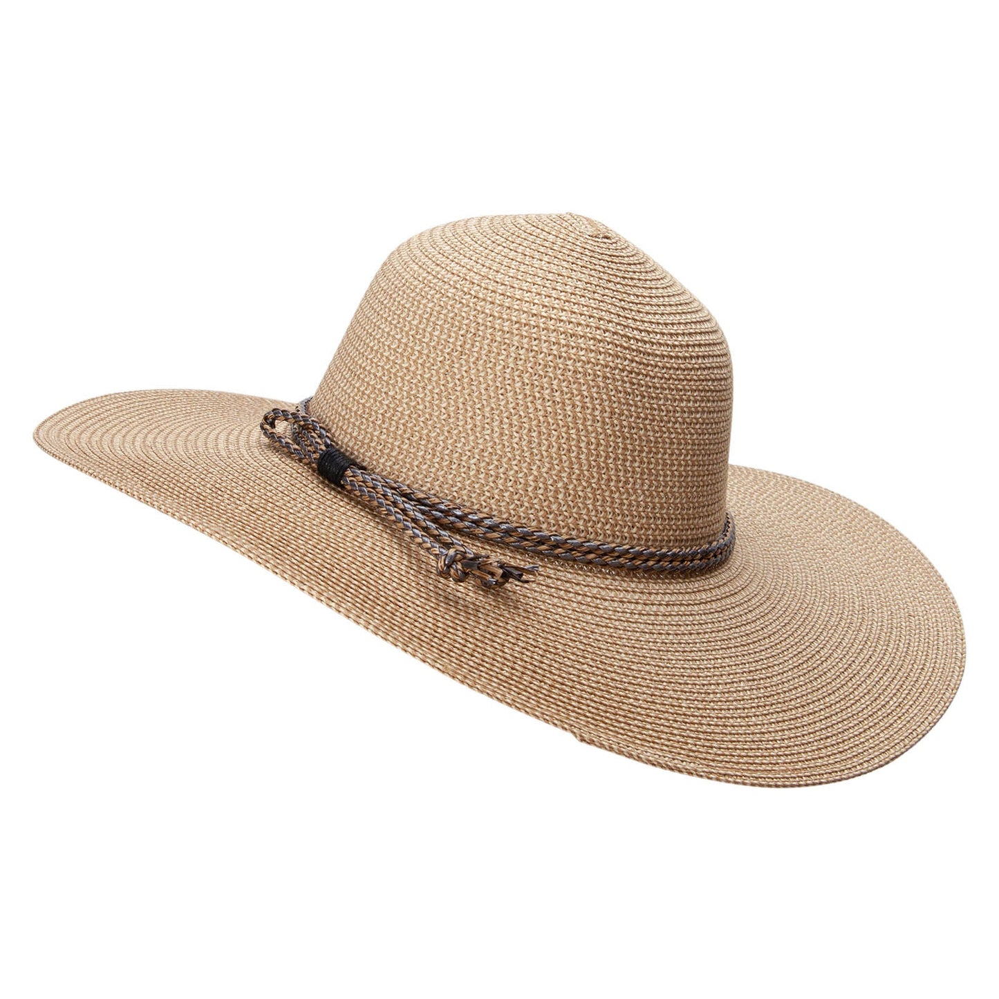 Women's Paper Braid Oval Crown Hat