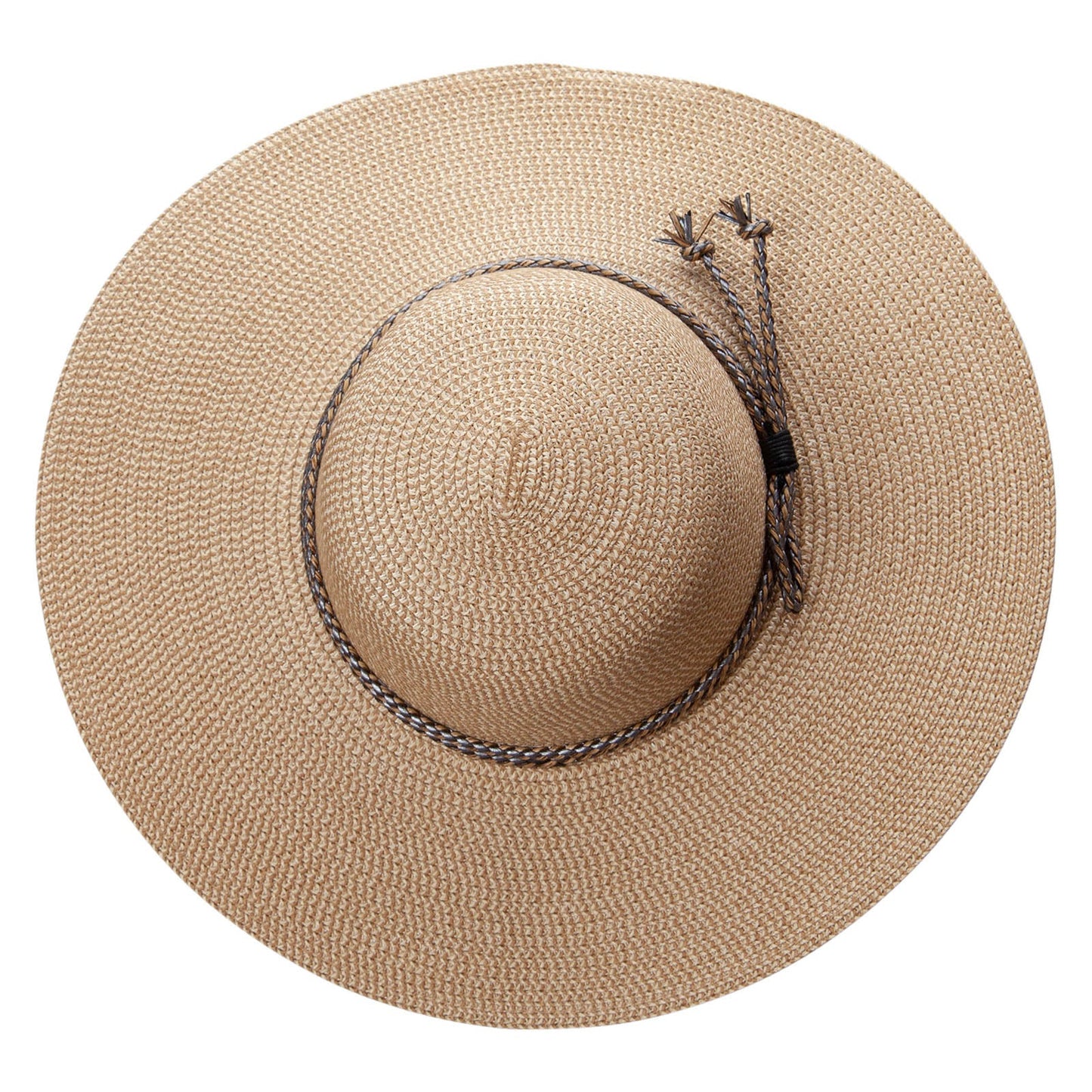 Women's Paper Braid Oval Crown Hat