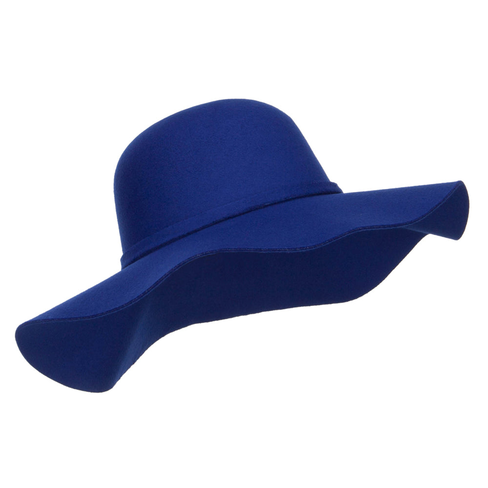 Poly Faux Felt Anchor Buckle Hat