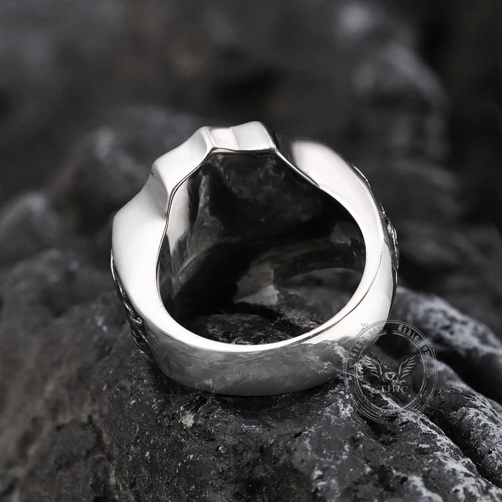 Archangel Guardian Stainless Steel Ring