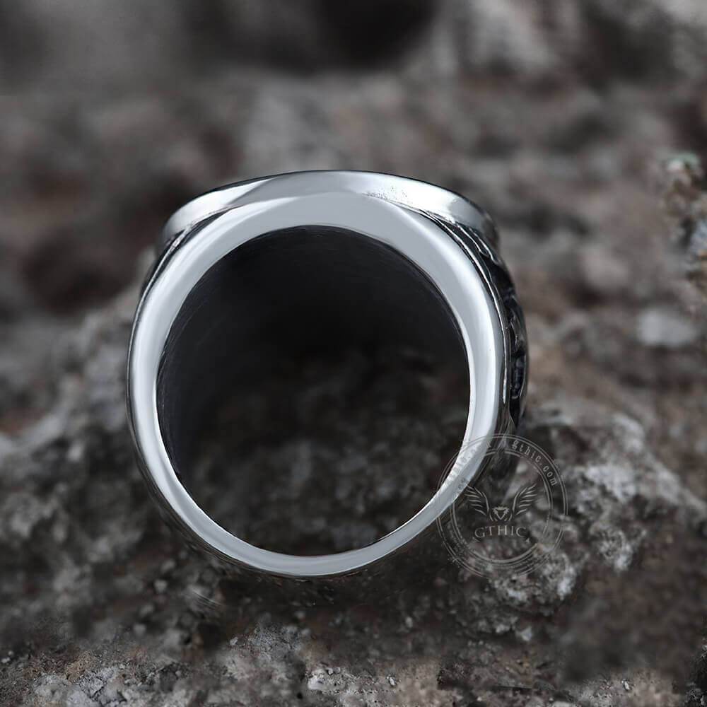 Archangel Saint Michael Stainless Steel Ring