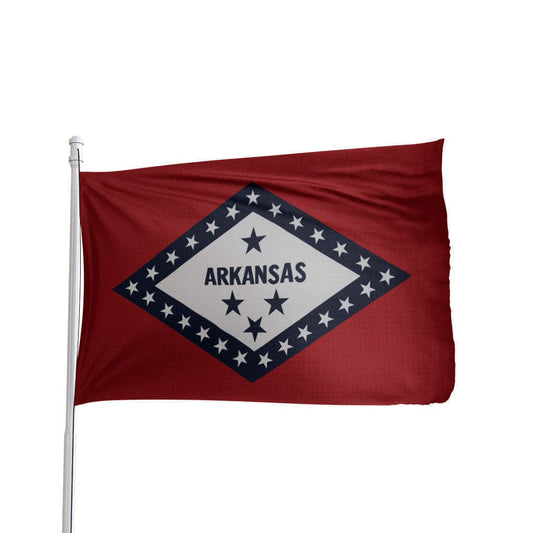 Arkansas State Flag 3x5 - Durable Nylon Outdoor Flag Made in USA