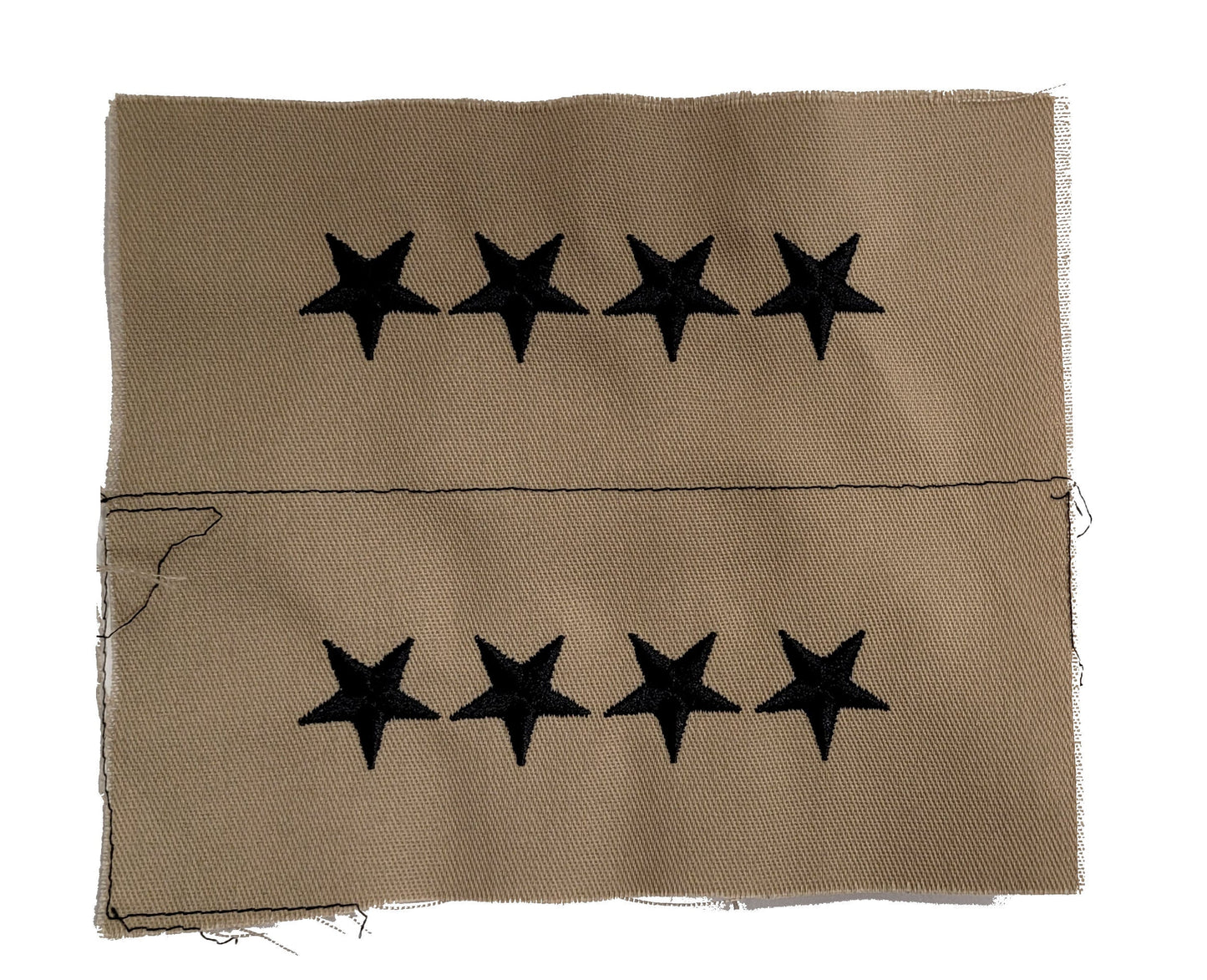 Vintage U.S. Army Rank Insignia - DESERT - 1 PAIR Sew-on - CLOSEOUT!
