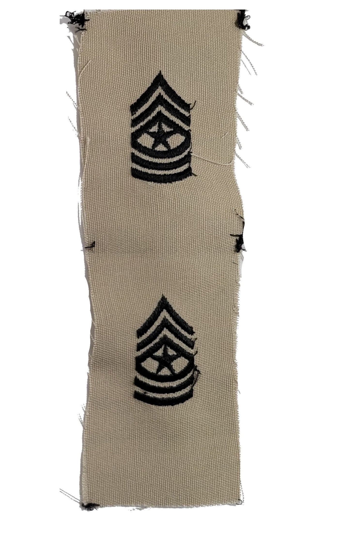 Vintage U.S. Army Rank Insignia - DESERT - 1 PAIR Sew-on - CLOSEOUT!