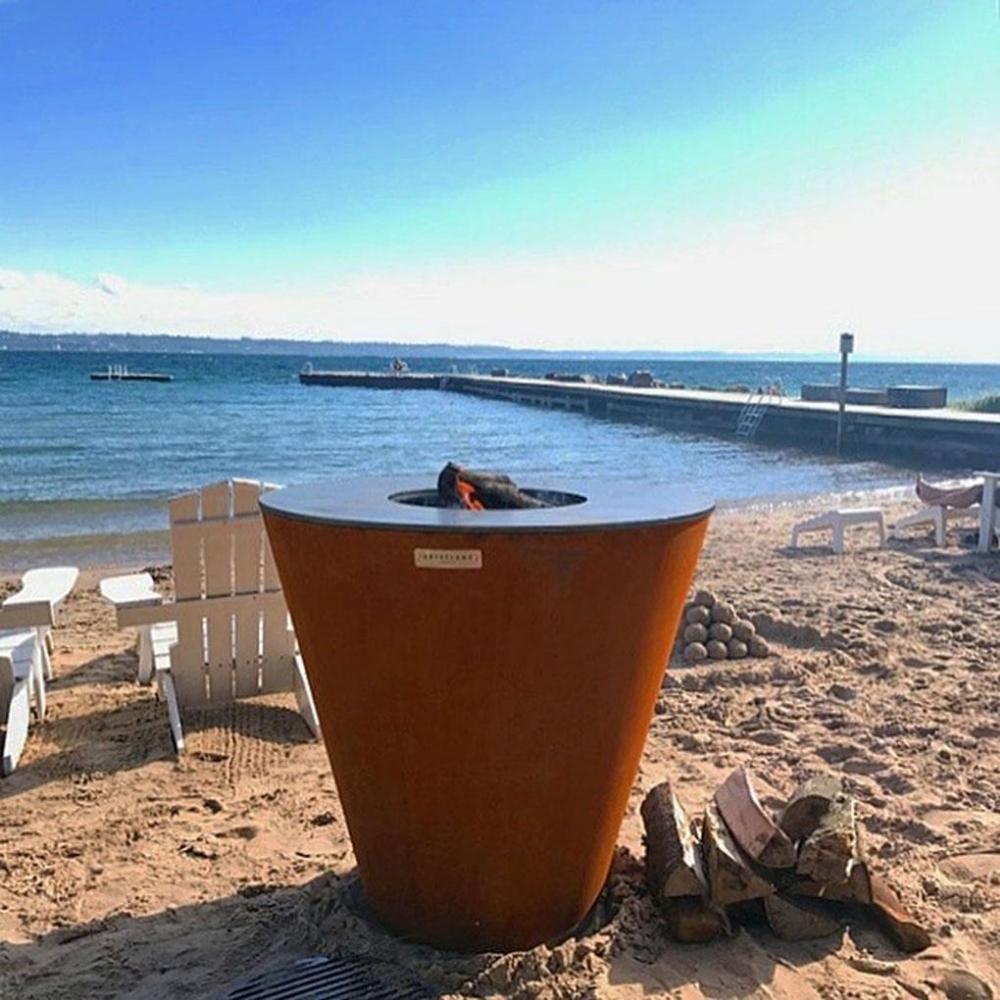 Arteflame One Series 30-Inch Corten Steel Fire Pit