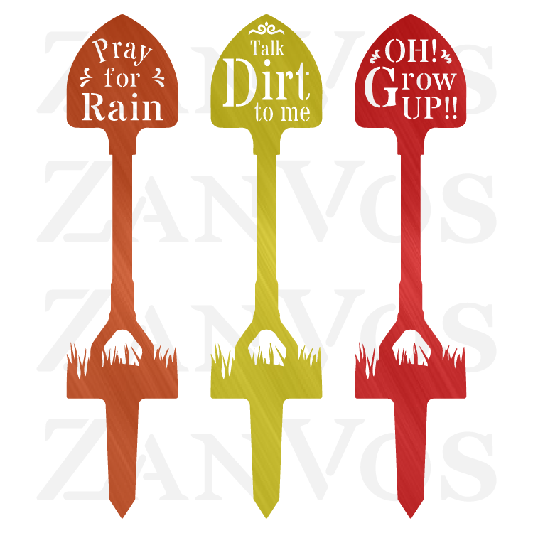 Shovel Garden Stakes