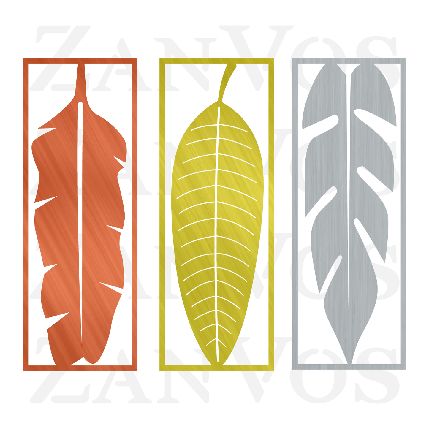 Leaf Set Wall Art V1