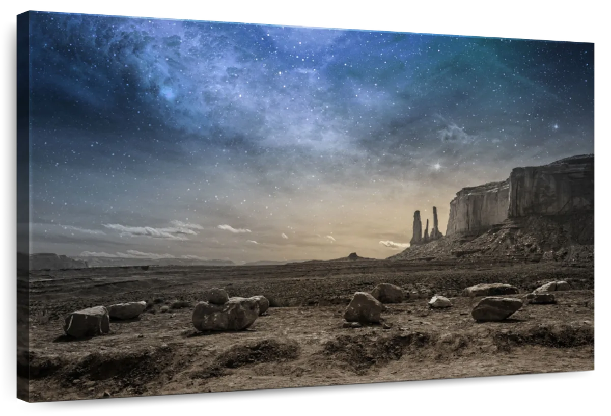 Simple Night Sky Wall Art