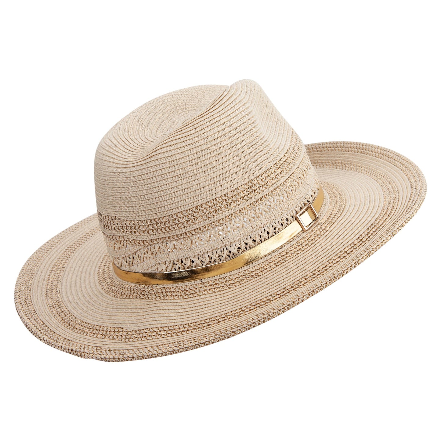 Women's Opean Weave 3.5" Brim Fedora Hat