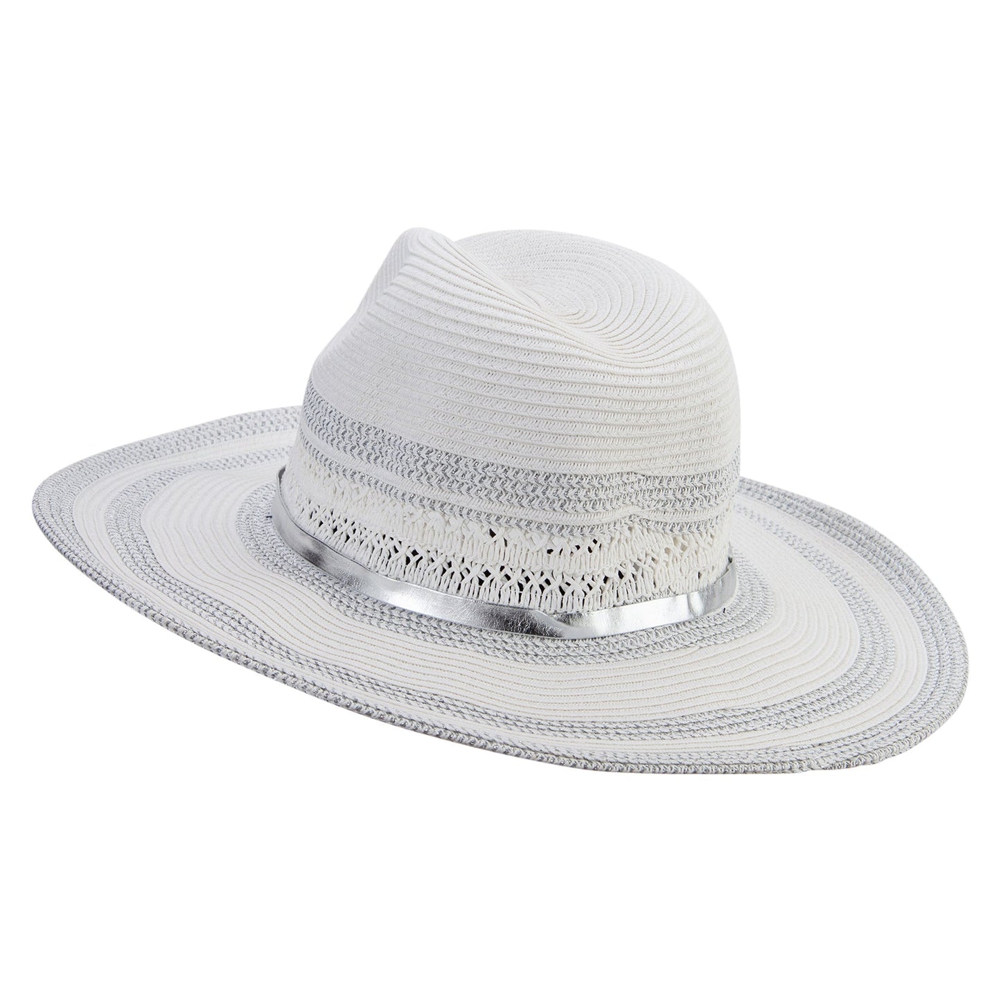 Women's Opean Weave 3.5" Brim Fedora Hat