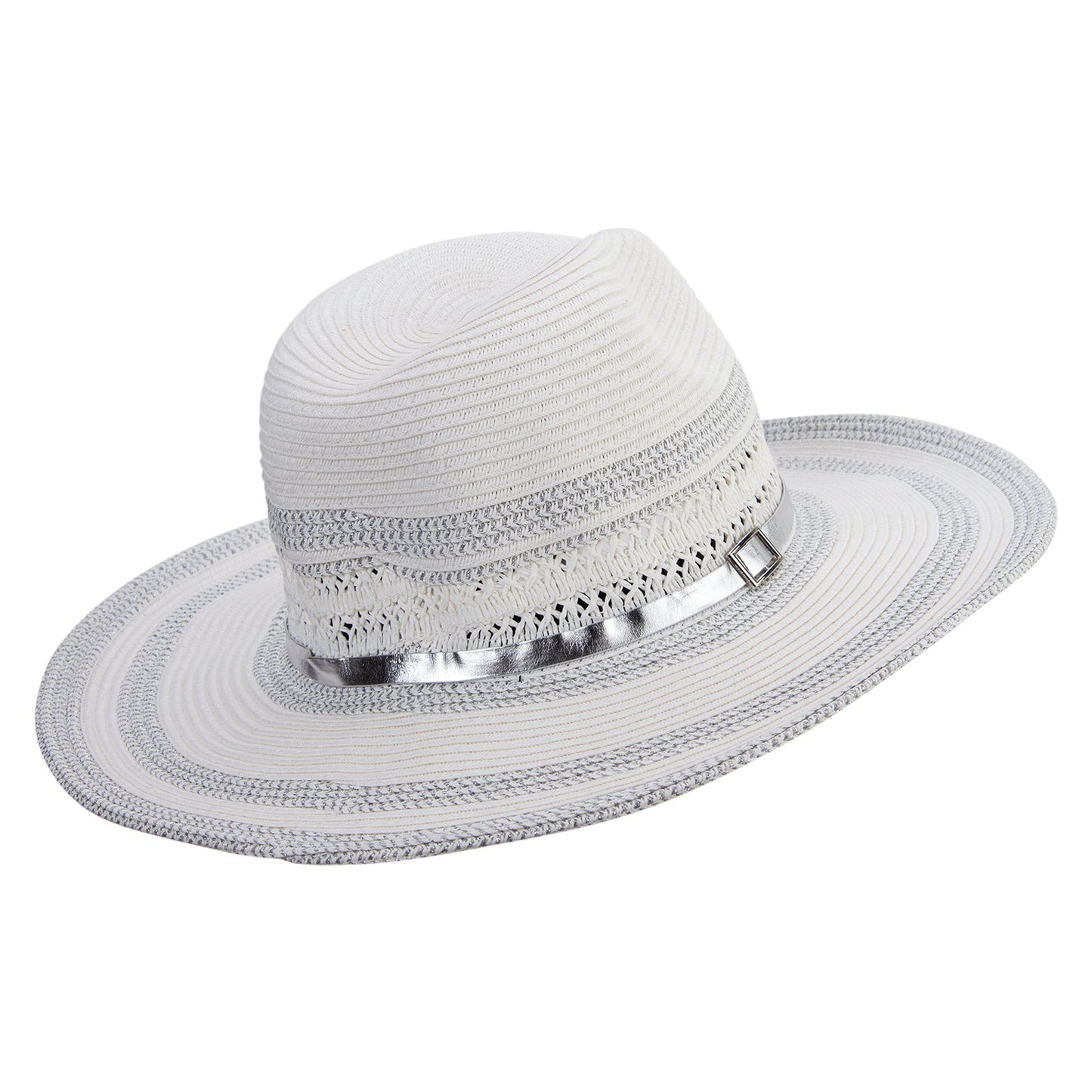 Women's Opean Weave 3.5" Brim Fedora Hat