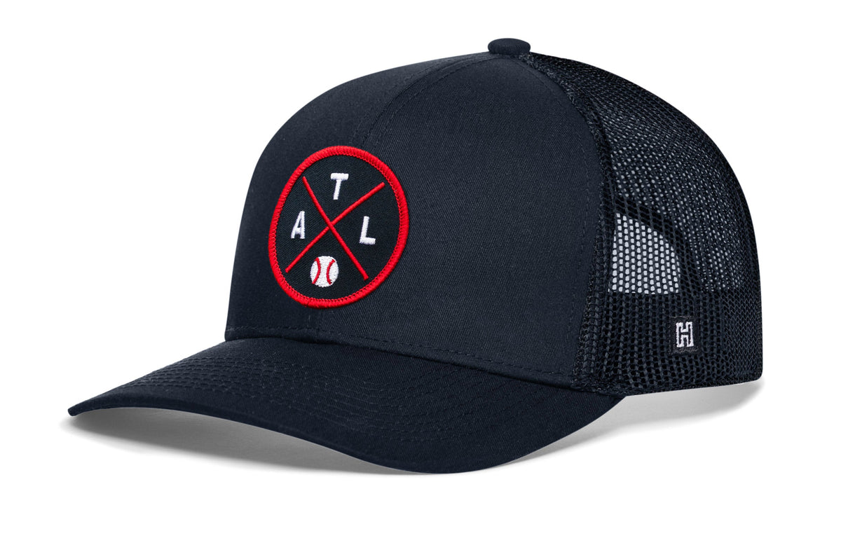 Atlanta Baseball Trucker Hat  |  ATL X Snapback