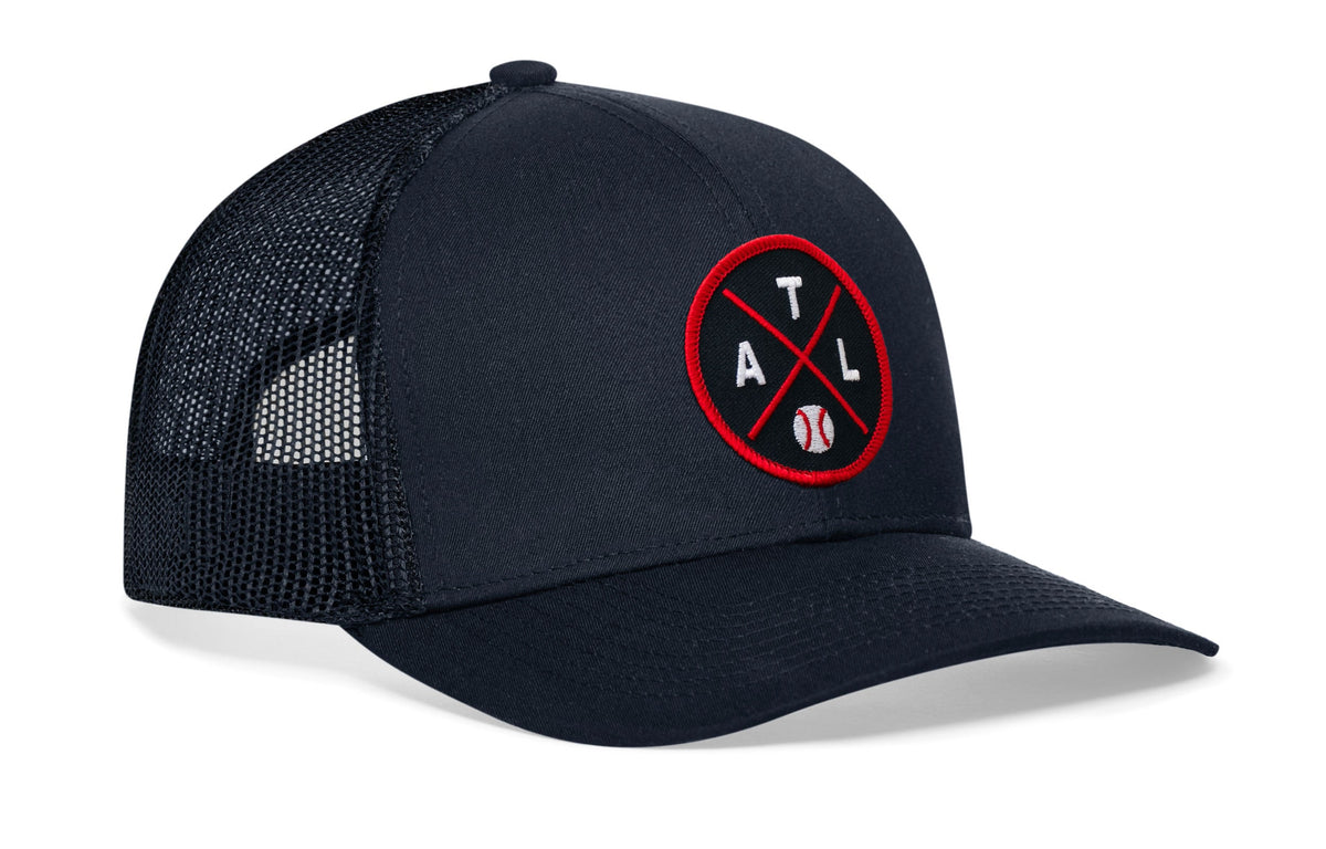 Atlanta Baseball Trucker Hat  |  ATL X Snapback
