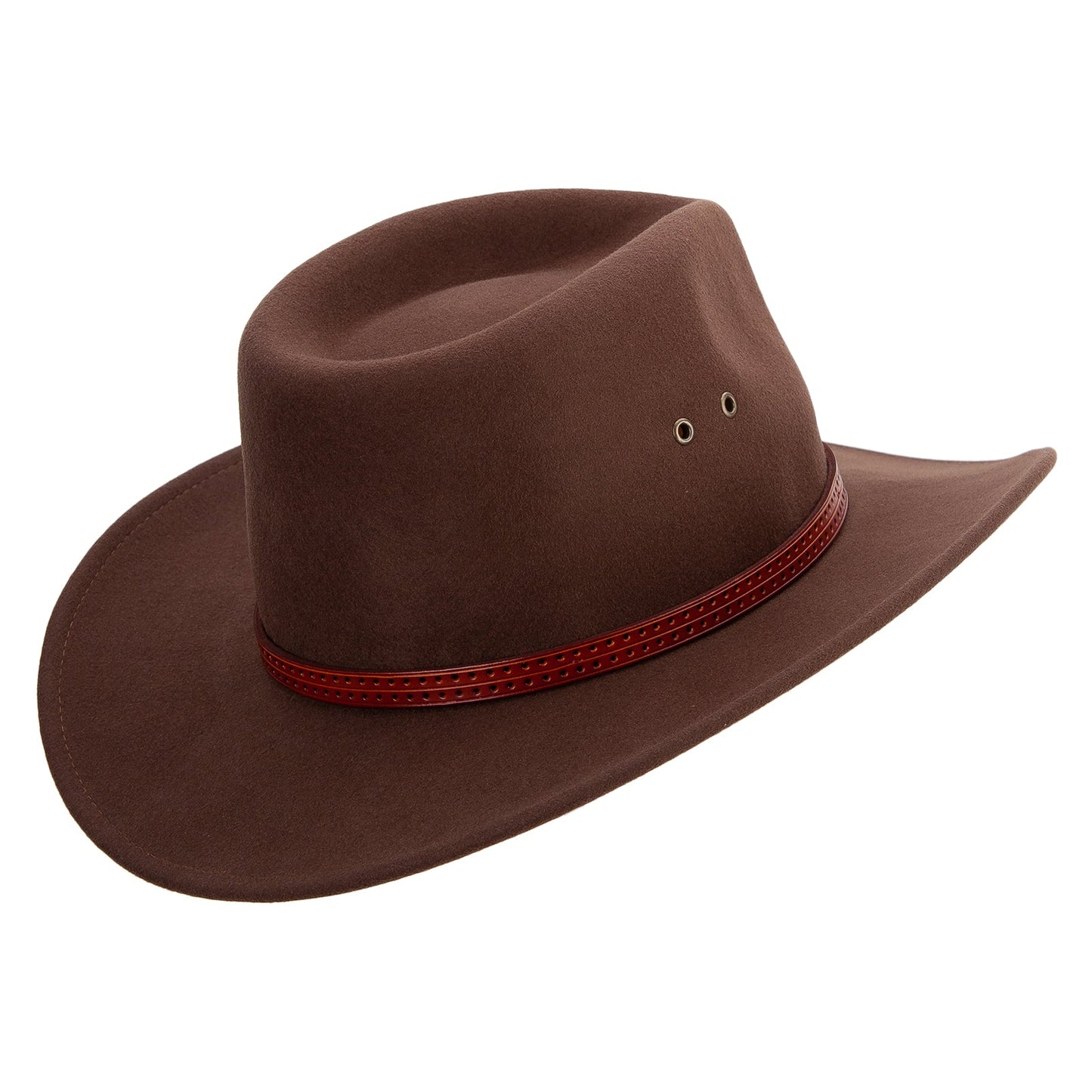 Unisex 3" Brim Outback Hat