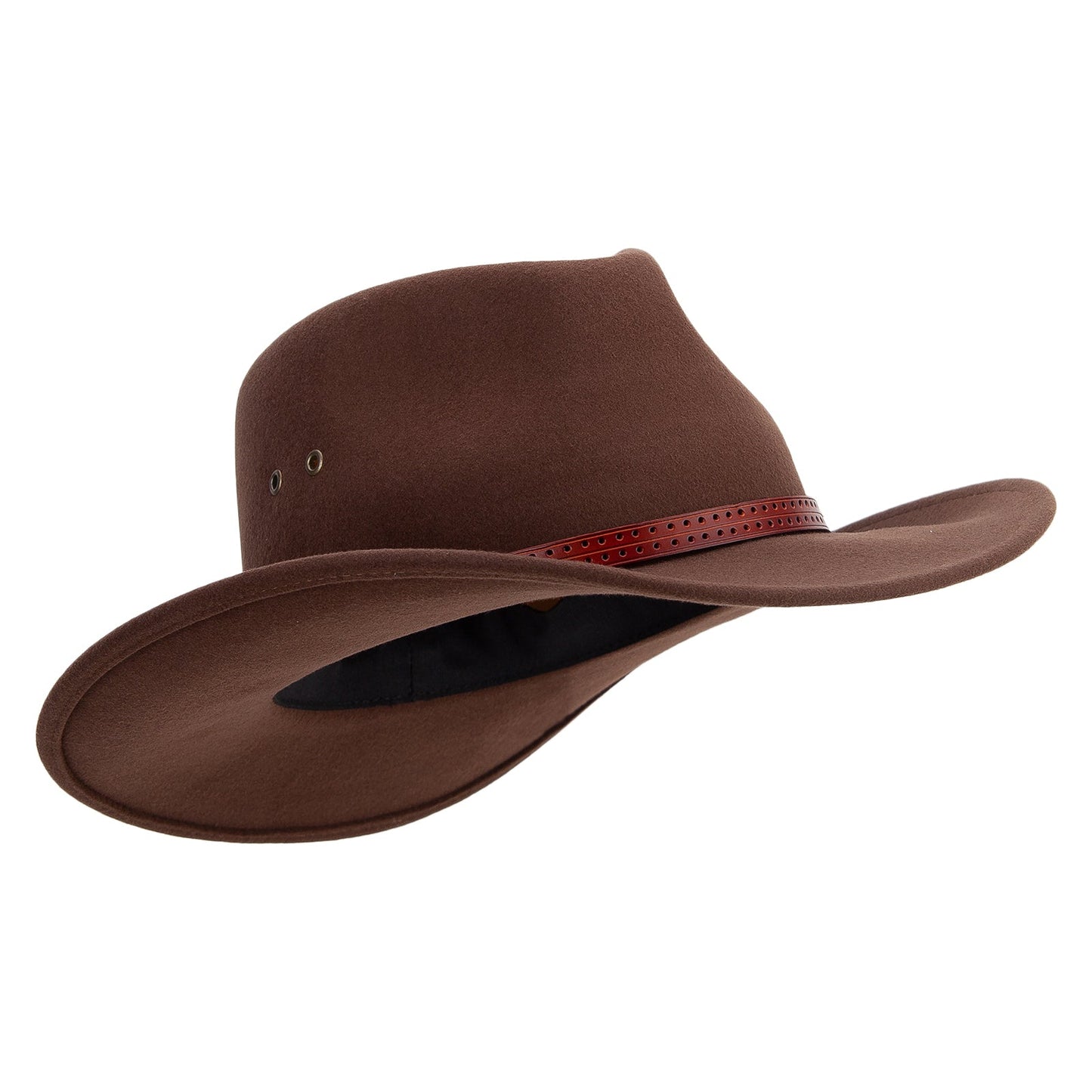 Unisex 3" Brim Outback Hat