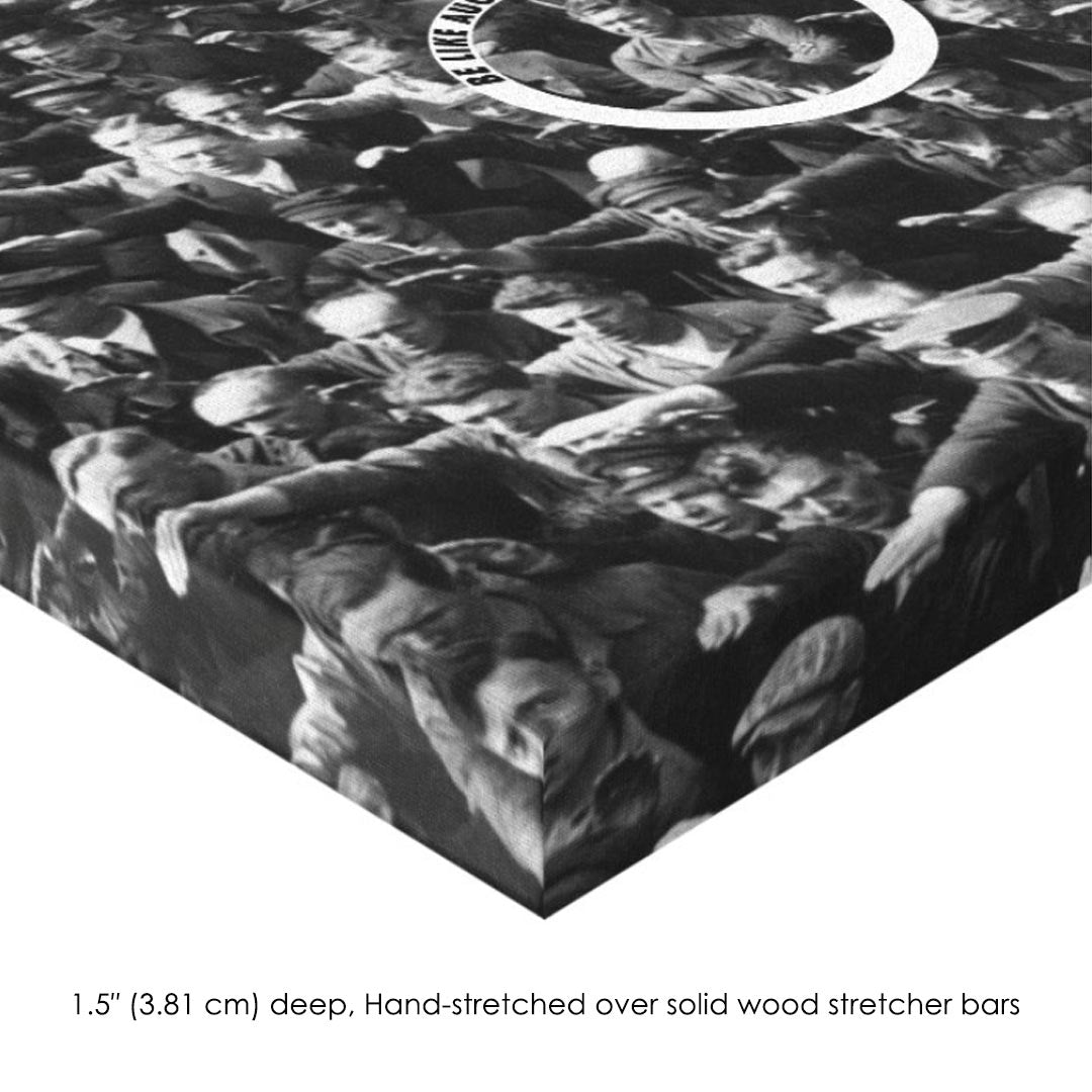 August Landmesser Civil Disobedience Art Canvas