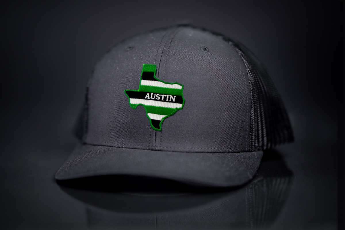 Last Stand Legion / Austin / State of Texas / Curved Bill Mesh Snapback - 067