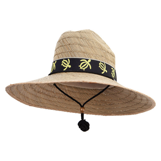 Turtle Band Lifeguard Straw Hat